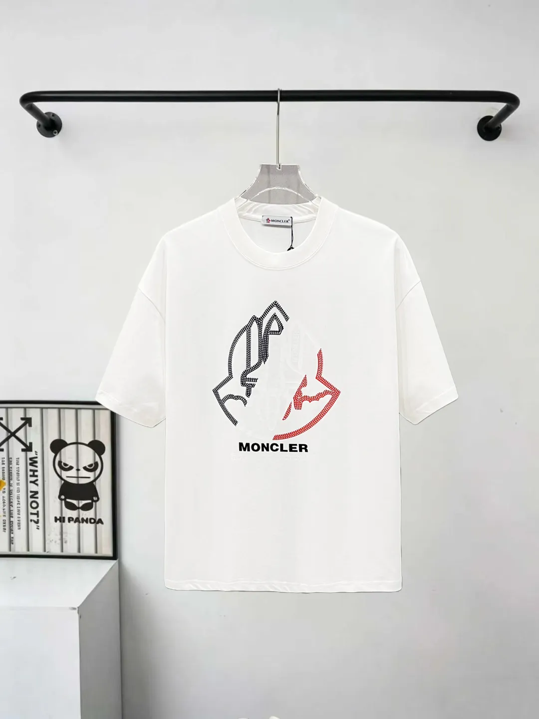 🔥110🔥 logo Logo Same Style T 280 Versatile : Black White Size：S M L XL